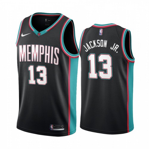 Memphis Grizzlies #13 Jaren Jackson Jr. Mens Hardwood Classic Jersey Black Mens