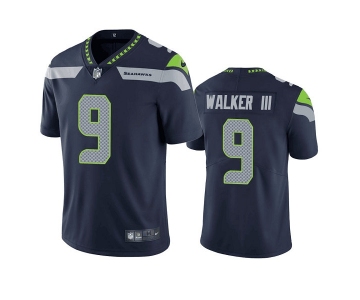 Men's Youth Women's Seattle Seahawks #9 Kenneth Walker III Navy Vapor Untouchable Limited Stitched Jersey