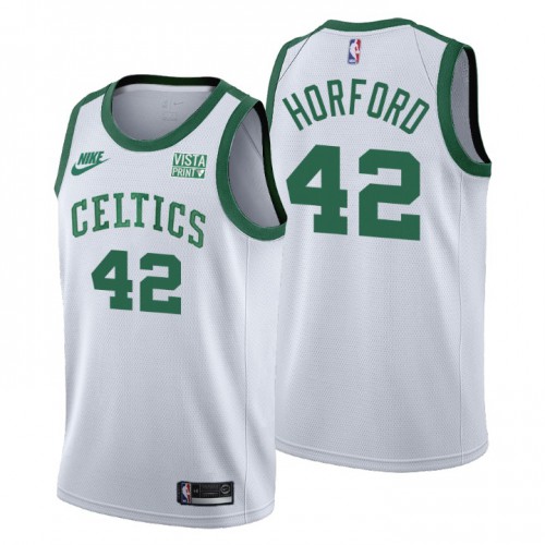 Boston Boston Celtics #42 Al Horford Mens Releases Classic Edition 75th Anniversary Jersey White Mens