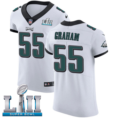 Eagles #55 Brandon Graham White Super Bowl LII Men's Stitched Vapor Untouchable Elite Jersey