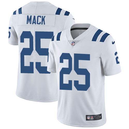 Indianapolis Colts #25 Marlon Mack White Men's Stitched Vapor Untouchable Limited Jersey Men's
