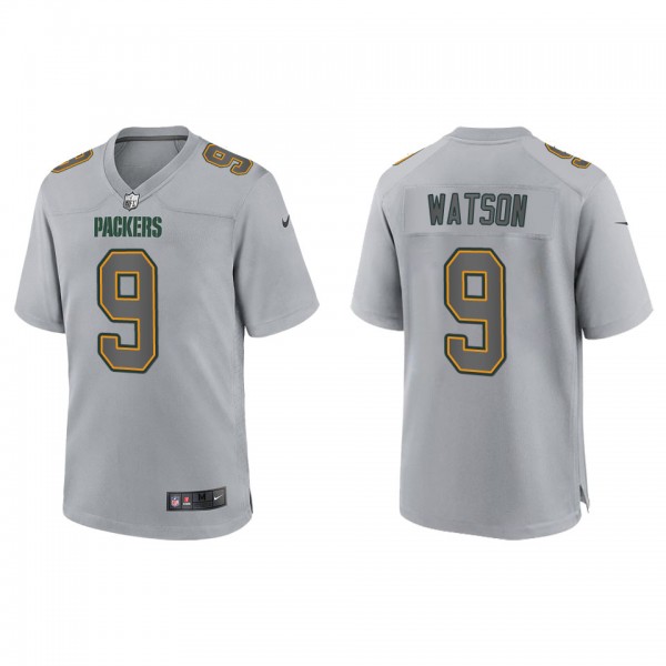Men's Youth Women's Green Bay Packers #9 Christian Watson Grey Atmosphere Fashion 2022 Vapor Untouchable Stitched Limited Jersey