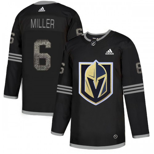 Adidas Golden Vegas Golden Knights #6 Colin Miller Black Authentic Classic Stitched Jersey Men's
