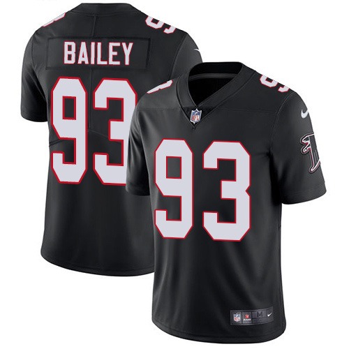 Atlanta Falcons #93 Allen Bailey Black Alternate Youth Stitched Vapor Untouchable Limited Jersey Youth