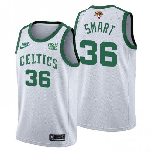 Boston Boston Celtics #36 Marcus Smart Releases Classic Edition Youth 2022 Finals 75th Anniversary Jersey White Youth