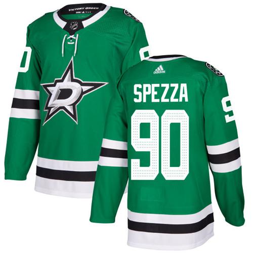 Adidas Dallas Stars #90 Jason Spezza Green Home Authentic Stitched Jersey Men's