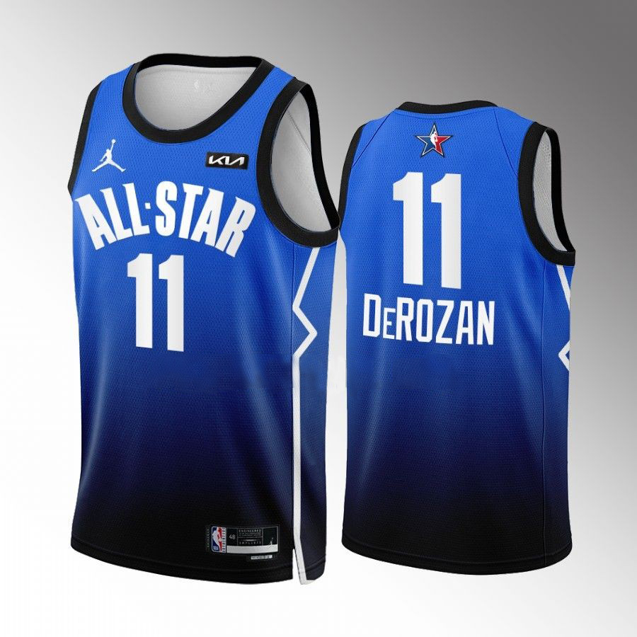 Chicago Bulls #11 DeMar DeRozan Blue 2023 All-Star Game Jersey