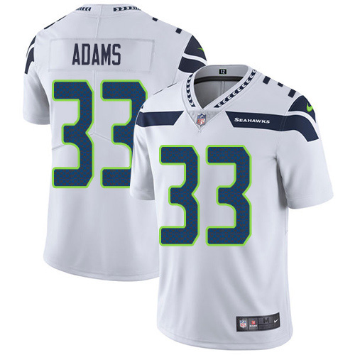 Seahawks #33 Jamal Adams White Youth Stitched Vapor Untouchable Limited Jersey