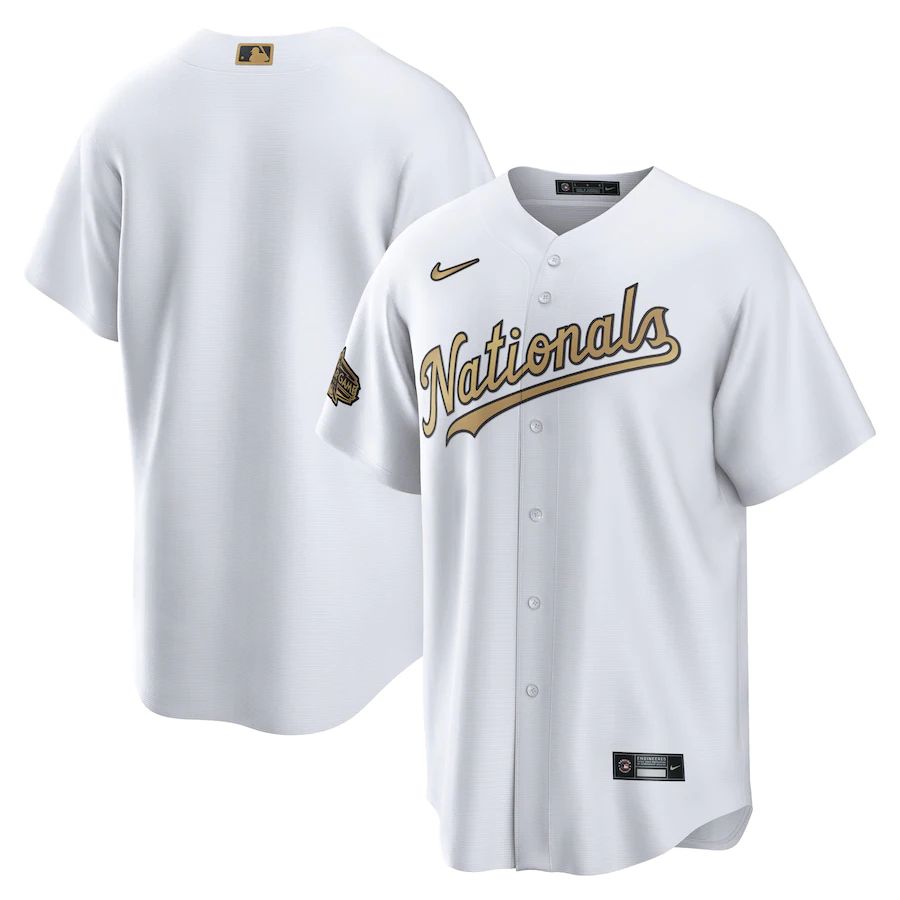Washington Nationals Blank Men's White 2022 All-Star Game Replica Jersey