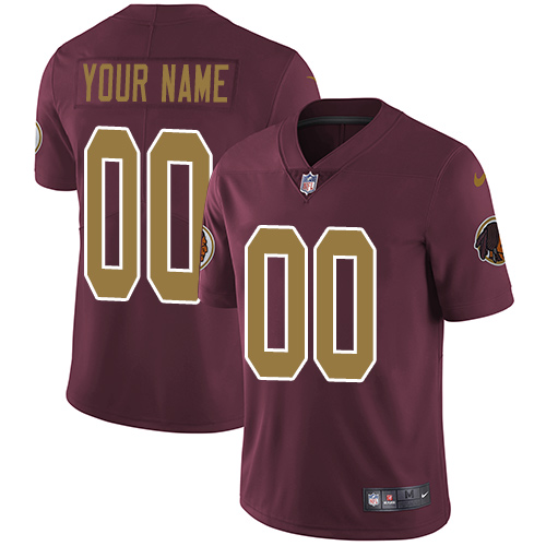 Washington Commanders Customized Burgundy Red Alternate Stitched Vapor Untouchable Limited Youth Jersey
