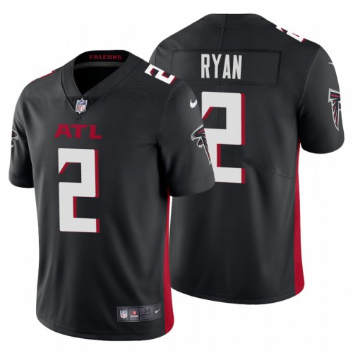 Atlanta Atlanta Falcons #2 Matt Ryan Men's Black 2020 Vapor Untouchable Limited Jersey Men's
