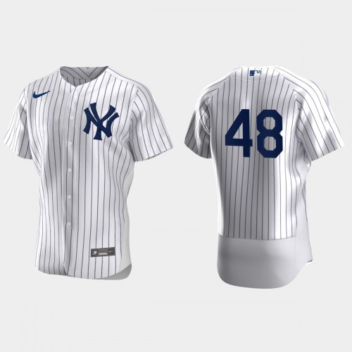 New York New York Yankees #48 Anthony Rizzo Men's White Authentic Home Jersey Men's