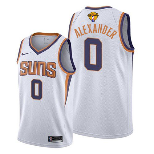 Phoenix Suns #0 Ty-Shon Alexander Mens 2021 Finals Bound Swingman Association Edition Jersey White Mens