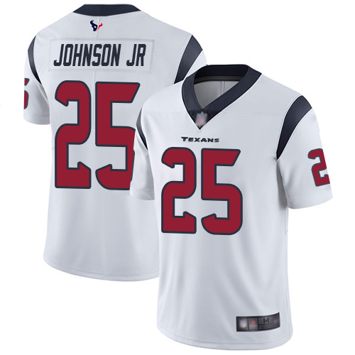 Houston Texans #25 Duke Johnson Jr White Men's Stitched Vapor Untouchable Limited Jersey Men's