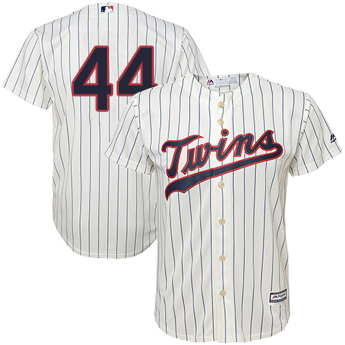 Minnesota Twins #44 Kyle Gibson Cream Strip Cool Base Stitched Jersey Men's