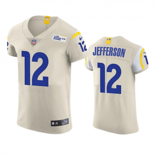 Los Angeles Los Angeles Rams #12 Van Jefferson Men's Vapor Elite Player Jersey - Bone Men's