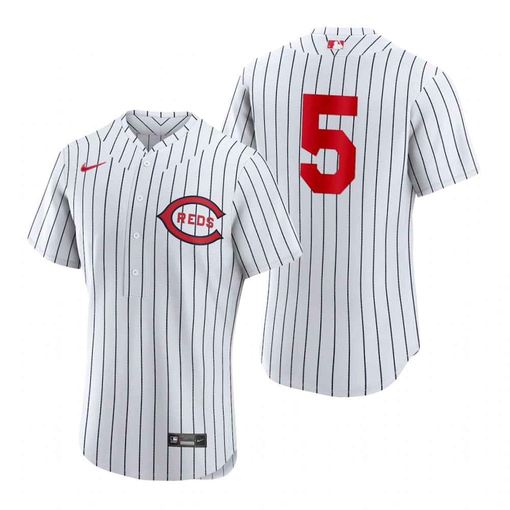 Cincinnati Reds #5 Johnny Bench Men's 2022 Field Of Dreams Authentic Jersey - White