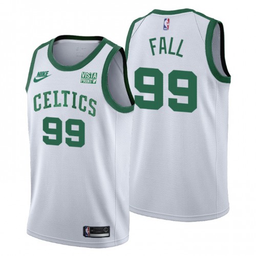 Boston Boston Celtics #99 Tacko Fall Youth Releases Classic Edition 75th Anniversary Jersey White Youth