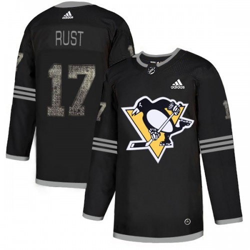 Adidas Pittsburgh Penguins #17 Bryan Rust Black Authentic Classic Stitched Jersey Men's