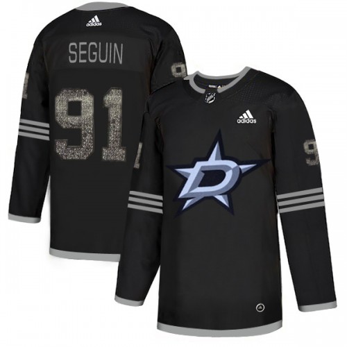 Adidas Dallas Stars #91 Tyler Seguin Black Authentic Classic Stitched Jersey Men's