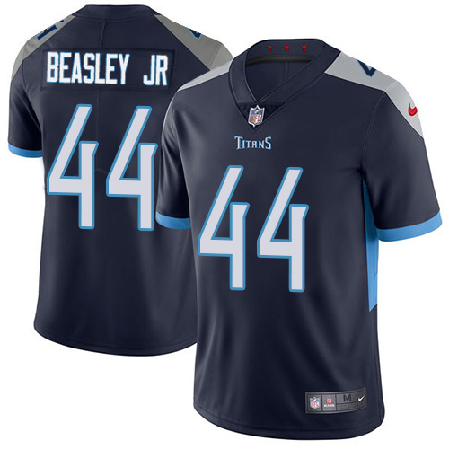 Tennessee Titans #44 Vic Beasley Jr Navy Blue Team Color Youth Stitched Vapor Untouchable Limited Jersey Youth