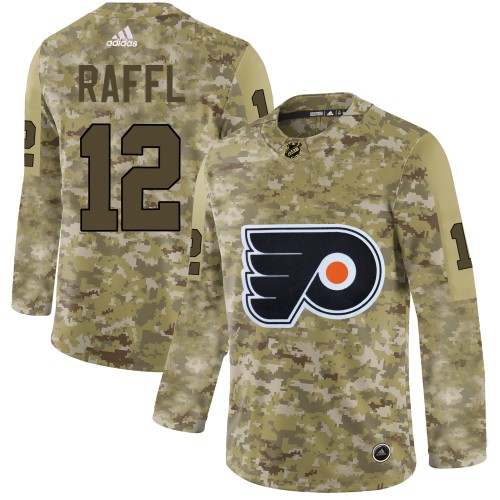 Adidas Philadelphia Flyers #12 Michael Raffl Camo Authentic Stitched Jersey Men's