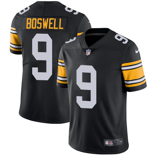 Pittsburgh Steelers #9 Chris Boswell Black Alternate Youth Stitched Vapor Untouchable Limited Jersey Youth