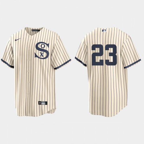 Chicago Chicago White Sox #23 Jake Lamb Men's White 2021 Field of Dreams Game Jersey Men's