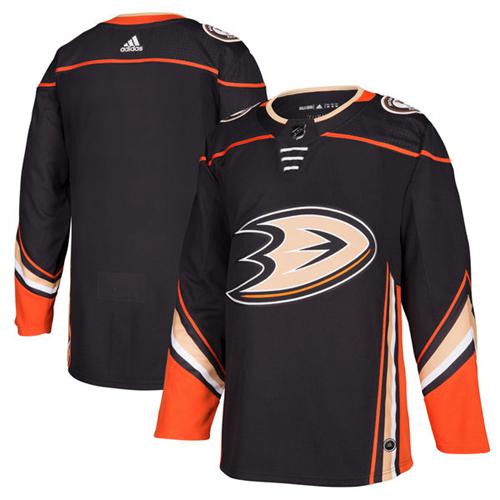 Adidas Ducks Blank Black Home Authentic Stitched Jersey