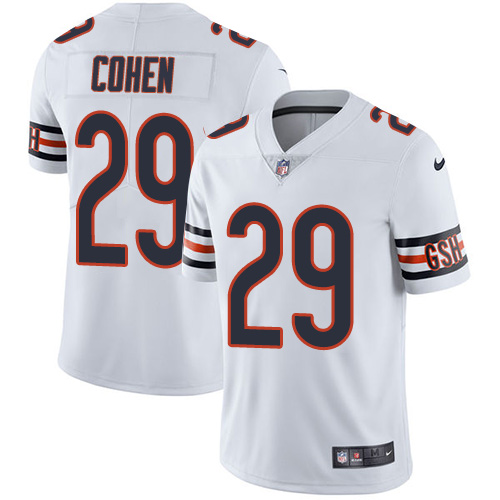 Bears #29 Tarik Cohen White Men's Stitched Vapor Untouchable Limited Jersey