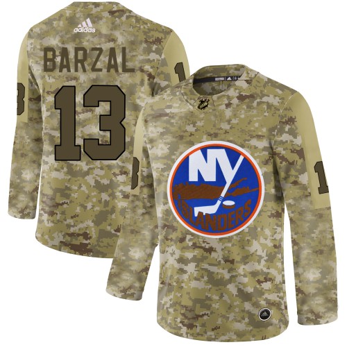 Adidas New York Islanders #13 Mathew Barzal Camo Authentic Stitched Jersey Men's