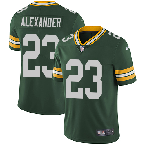 Packers #23 Jaire Alexander Green Team Color Men's Stitched Vapor Untouchable Limited Jersey