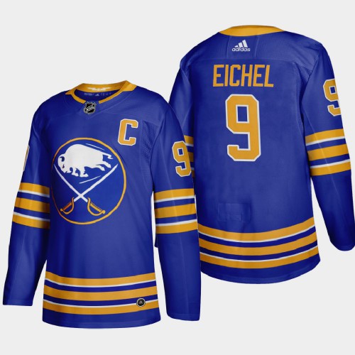 Buffalo Buffalo Sabres #9 Jack Eichel Men's Adidas 2020-21 Home Authentic Player Stitched Jersey Royal Blue Men's