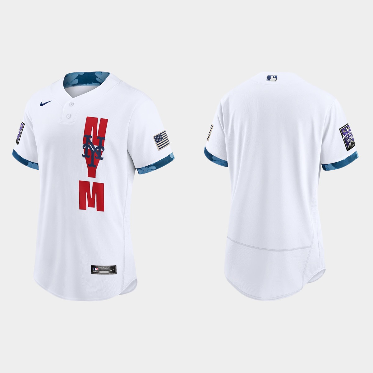 New York Mets 2021 All Star Game Authentic White Jersey