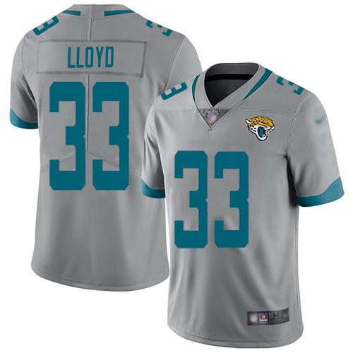 Jaguars #33 Devin Lloyd Silver Men's Stitched Limited Inverted Legend Jersey