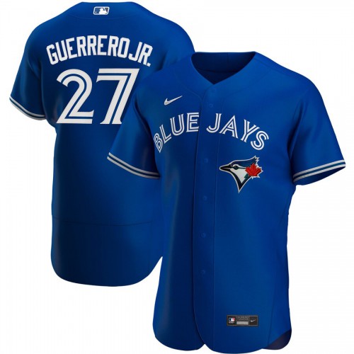 Toronto Toronto Blue Jays #27 Vladimir Guerrero Jr. Men's Royal Alternate 2020 Authentic Player Jersey Men's