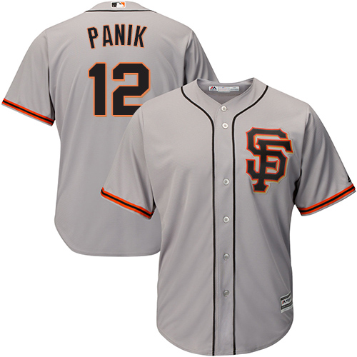 San Francisco Giants #12 Joe Panik Grey Road 2 Cool Base Stitched Youth Jersey Youth