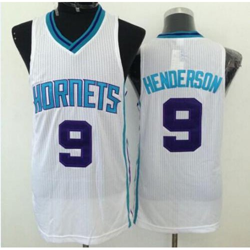 Revolution 30 Charlotte Hornets #9 Gerald Henderson White Stitched Jersey Mens