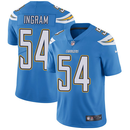Los Angeles Chargers #54 Melvin Ingram Electric Blue Alternate Youth Stitched Vapor Untouchable Limited Jersey Youth