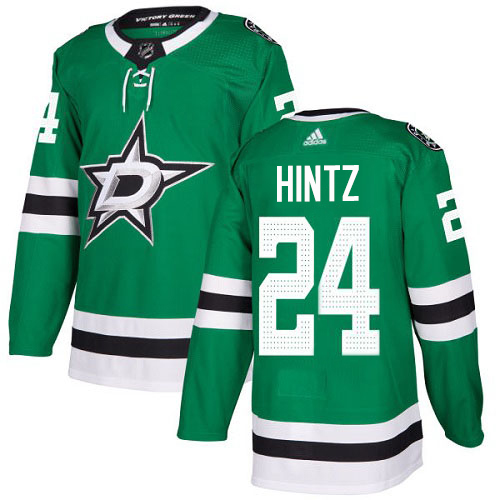Adidas Dallas Stars #24 Roope Hintz Green Home Authentic Youth Stitched Jersey Youth