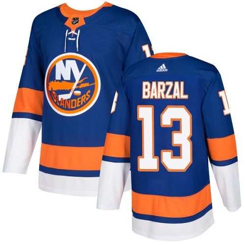 Adidas New York Islanders #13 Mathew Barzal Royal Blue Home Authentic Stitched Youth Jersey Youth