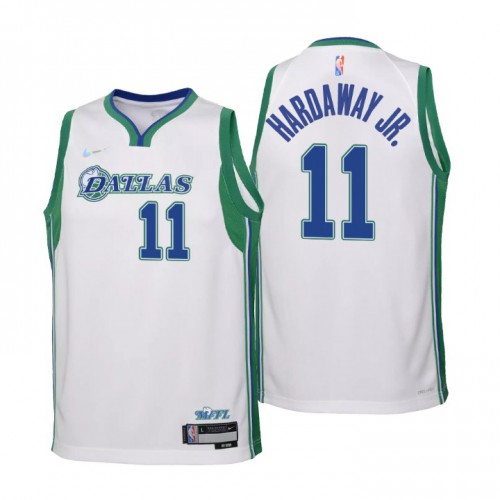 Dallas Dallas Maverickss #11 Tim Hardaway Jr. Youth White 2021/22 Swingman Jersey - City Edition Youth