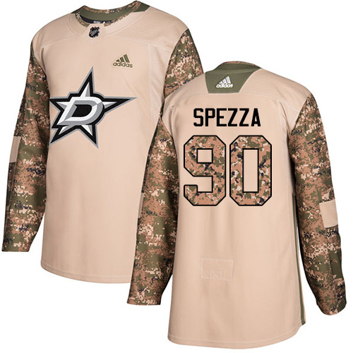 Adidas Dallas Stars #90 Jason Spezza Camo Authentic 2017 Veterans Day Stitched Jersey Men's