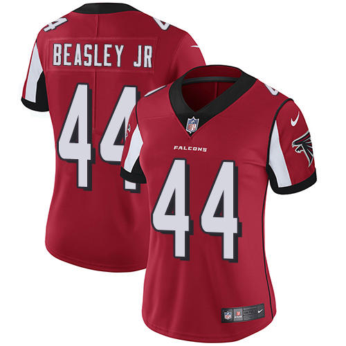 Atlanta Falcons #44 Vic Beasley Jr Red Team Color Women's Stitched Vapor Untouchable Limited Jersey Womens