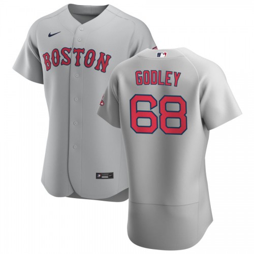 Boston Boston Red Sox #68 Zack Godley Men's Gray Road 2020 Authentic Team Jersey Men's