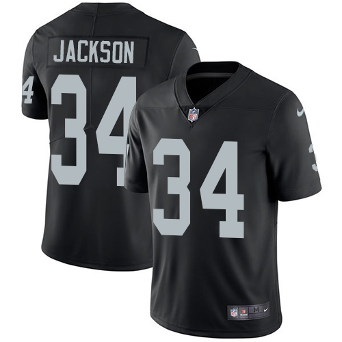 Raiders #34 Bo Jackson Black Team Color Youth Stitched Vapor Untouchable Limited Jersey