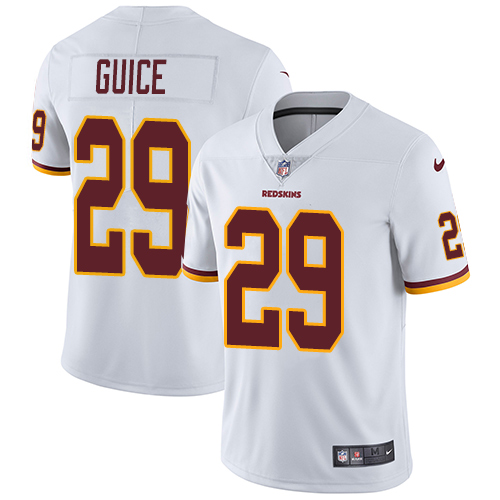 Washington Commanders #29 Derrius Guice White Youth Stitched Vapor Untouchable Limited Jersey Youth