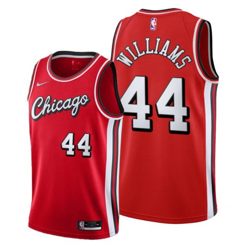 Chicago Chicago Bulls #44 Patrick Williams Mens 2021-22 City Edition Red Jersey Mens