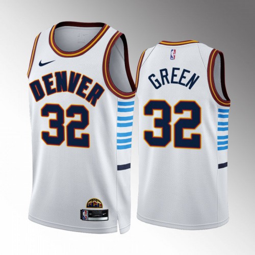 Denver Denver Nuggets #32 Jeff Green White 2022-23 Mens City Edition Jersey Mens