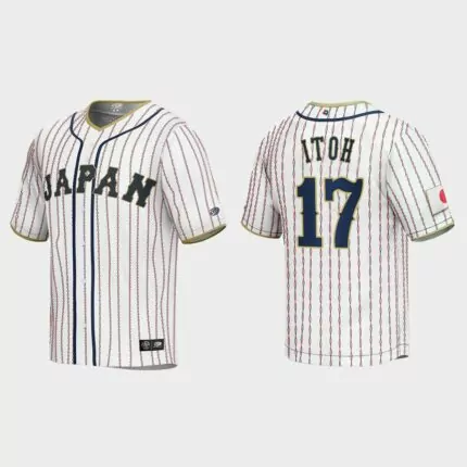 Hiromi Itoh Japan Baseball 2023 World Baseball Classic Jersey – White